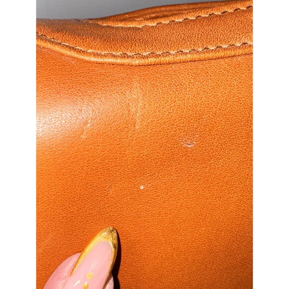 Vintage Coach Tan turn lock Leather Express Case Briefcase messenger Bag - Picture 8 of 16